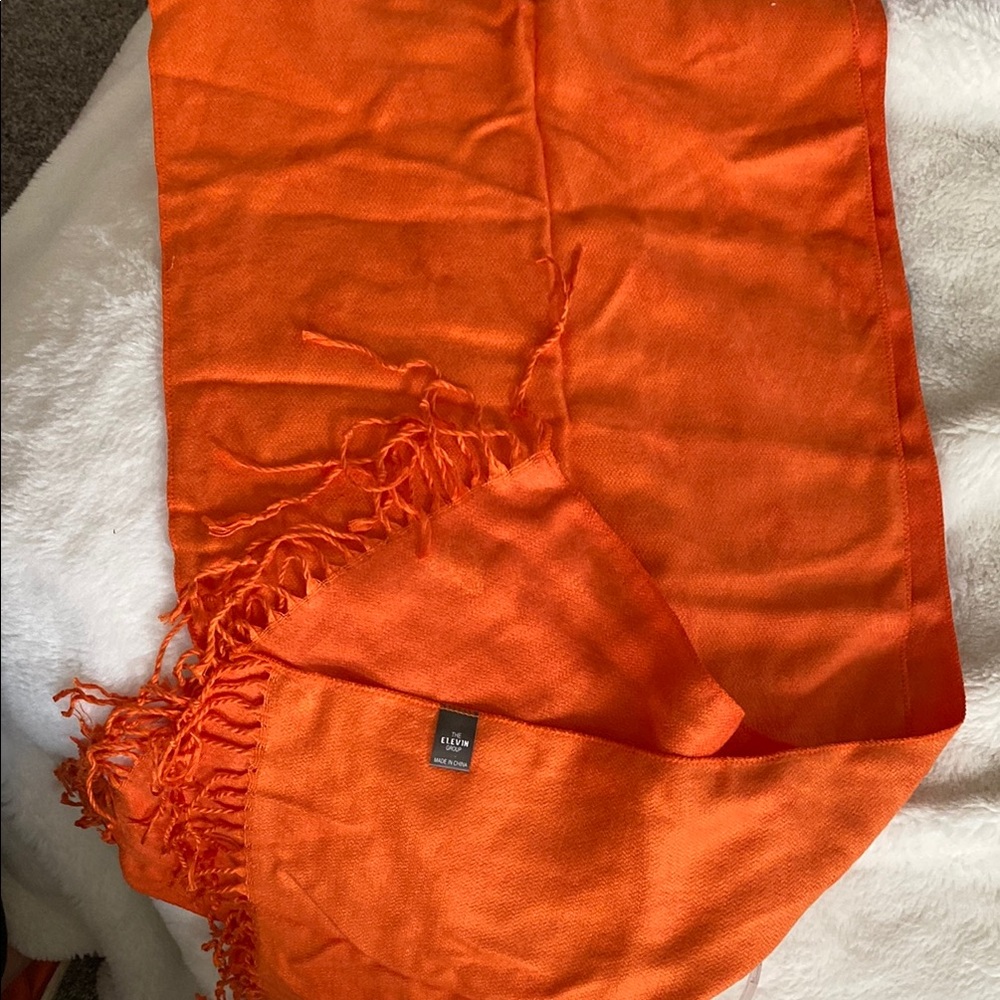 Baltimore Orioles pashmina wrap scarf embossed with bird